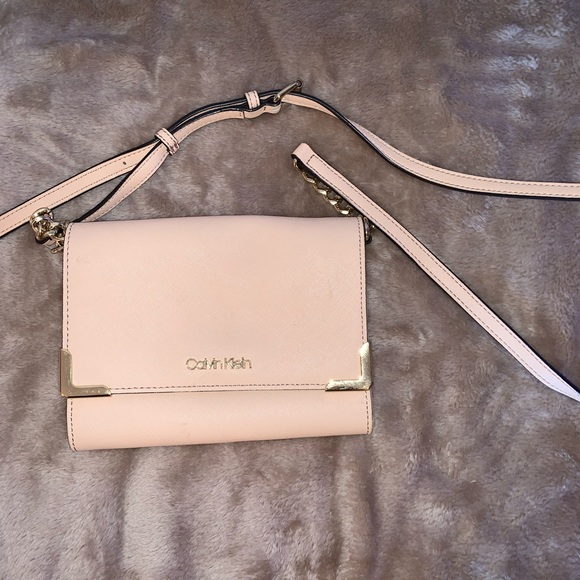 Calvin Klein Handbags - CALVIN KLEIN pink cross body bag